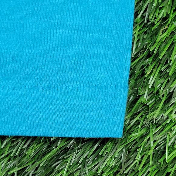 Vintage 80s Virginia-Beach Surfer Shirt Large 21x25 Blue - Picture 10 of 12